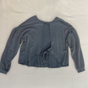 Open Back Long Sleeve Shirt | Medium